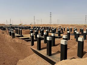 非洲在建最大独立储能电站完成首批次储能基础浇筑