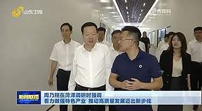 山东省委副书记、省长周乃翔调研山东海辰储能