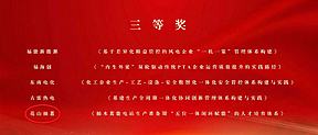 公司两项管理创新成果荣获集团管理创新成果奖