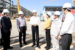 吉林省委书记，调研中能建松原项目