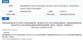 山东电工时代中标内蒙古能源5.2GWh储能系统（标段三：巴林左旗）设备采购