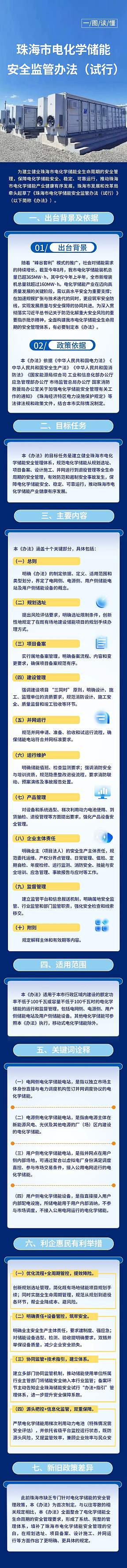 不得使用梯次利用动力电池！珠海市电化学储能安全监管办法（试行）
