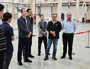 河南省沁阳市商务局考察调研川承储能，就全钒液流电池项目合作开展深入交流