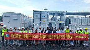 圭亚那GUYSOL光储项目O站储能系统顺利并网投运