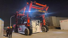 电工时代内蒙古巴林左旗大型储能项目电池舱顺利发运