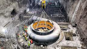 吊装完成！又一抽蓄电站首台机组座环蜗壳