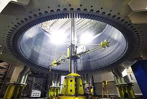 广东肇庆抽水蓄能电站２号机组定子铁心叠装圆满完成