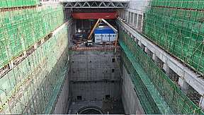 潘口抽水蓄能电站发电机层混凝土提前浇筑完毕