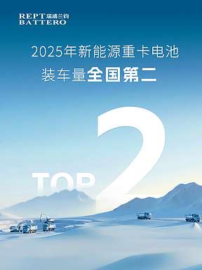 全国第二！瑞浦兰钧2025年新能源重卡电池装车量稳居行业前列