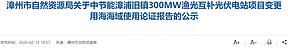 中节能300MW光伏项目变更公示！