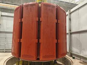 组装完成！湖南平江抽水蓄能电站2号机组转子