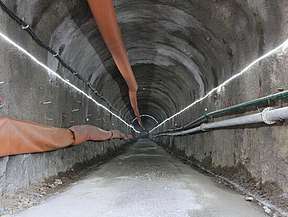 江西赣县抽水蓄能电站下水库排导洞顺利贯通