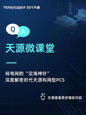天源微课堂 | 解密弱电网的“定海神针”