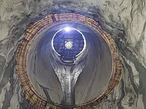 广东惠州中洞抽水蓄能电站中斜井衬砌工程顺利完成