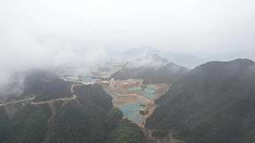 浙江松阳抽蓄电站上水库主坝填筑到顶