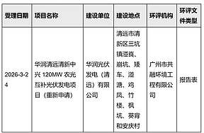 华润广东120MW光伏发电项目公示