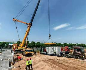 山西襄汾200MW/400MWh独立调峰调频储能项目核心设备正式进场