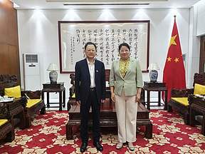 赣锋锂业董事长李良彬拜会驻刚果（布）大使并视察布谷马西钾盐矿项目