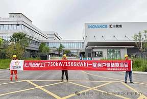 再携手，共前行｜汇川西安工厂750kW/1566kWh（一期）储能项目正式开工