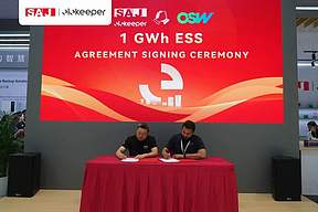 展会喜报｜三晶电气与 OSW 达成 1GWh 光储合作，八年携手，共启新篇
