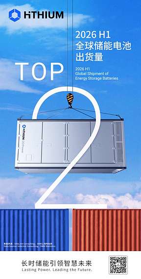 再登全球TOP 2！海辰储能以全链条一体化实力，持续领跑全球储能市场