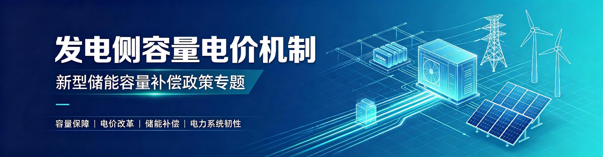 发电侧容量电价机制与新型储能容量补偿政策专题