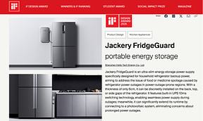 华宝新能Jackery推出FridgeGuard超薄备电， 深耕全场景家庭绿电