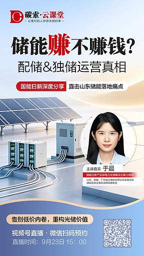 碳索·云课堂 配储热度回潮及“国能方案”
