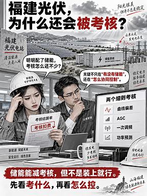 福建光伏“两个细则”到底怎么考？配了储能为什么还会被扣费？