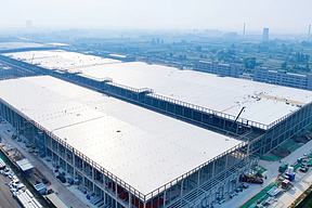 全面封顶！皖北这座新能源“超级工厂”，中建二局造